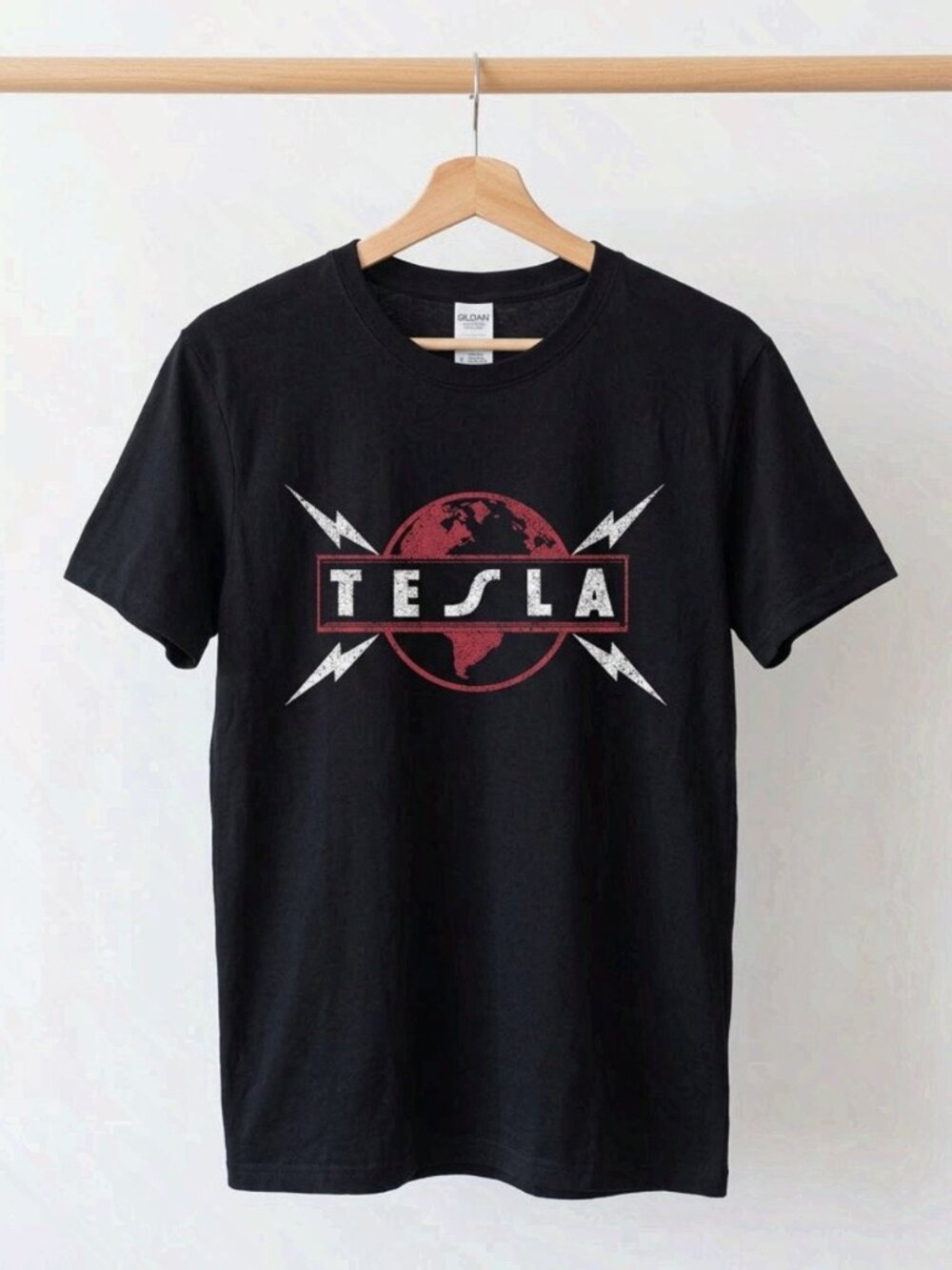 New! Tesla Concert T-Shirt 40th Anniversary Tour 2026 Band Reprint